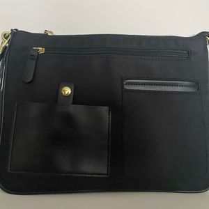 Black tote bag